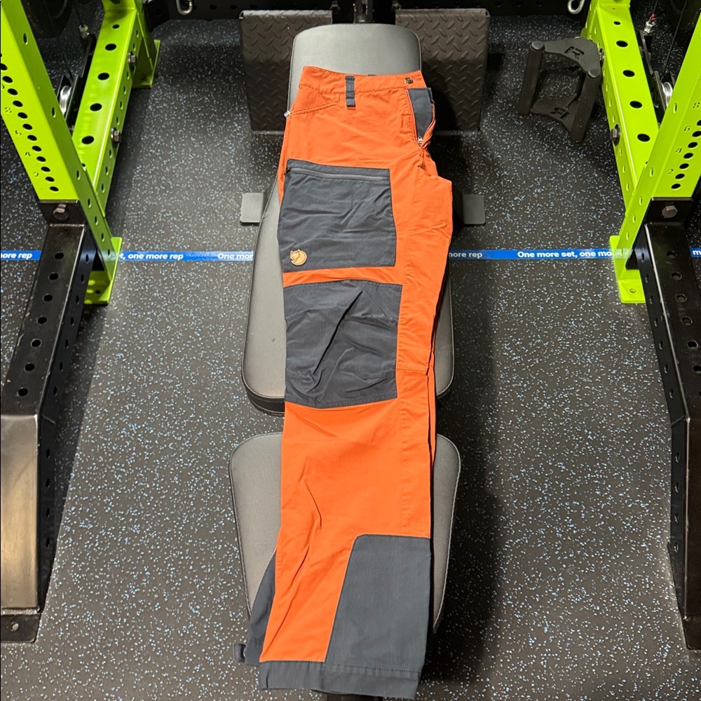 Orange and Gray Outdoor Pants
